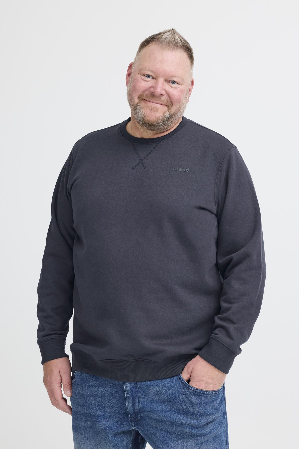 Blend Logo Crew Peysa