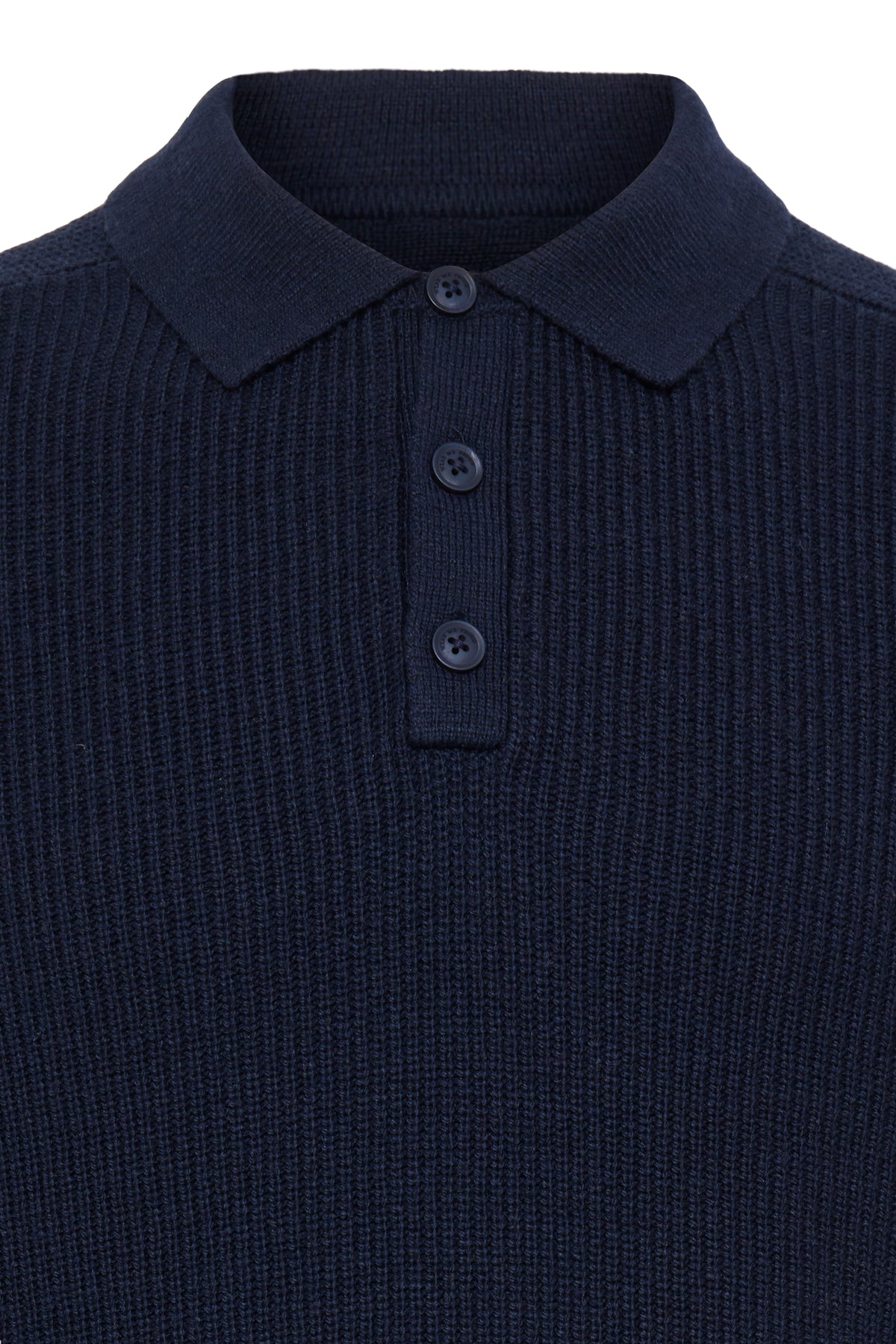 Knit Polo Peysa