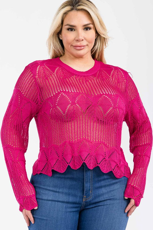Thalia Crochet Peysa