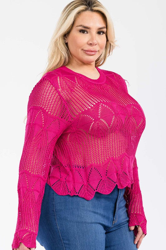 Thalia Crochet Peysa