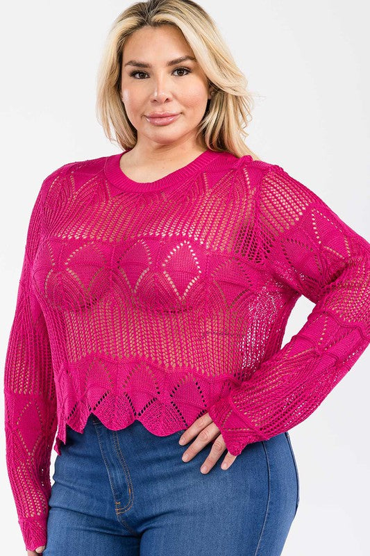 Thalia Crochet Peysa