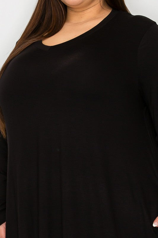 Curvy Love Basic Kjóll