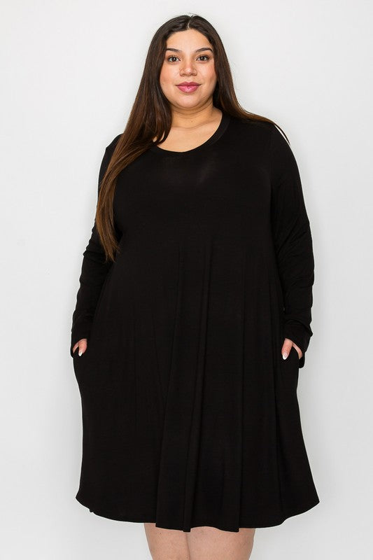 Curvy Love Basic Kjóll