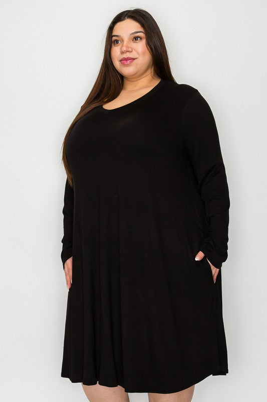 Curvy Love Basic Kjóll