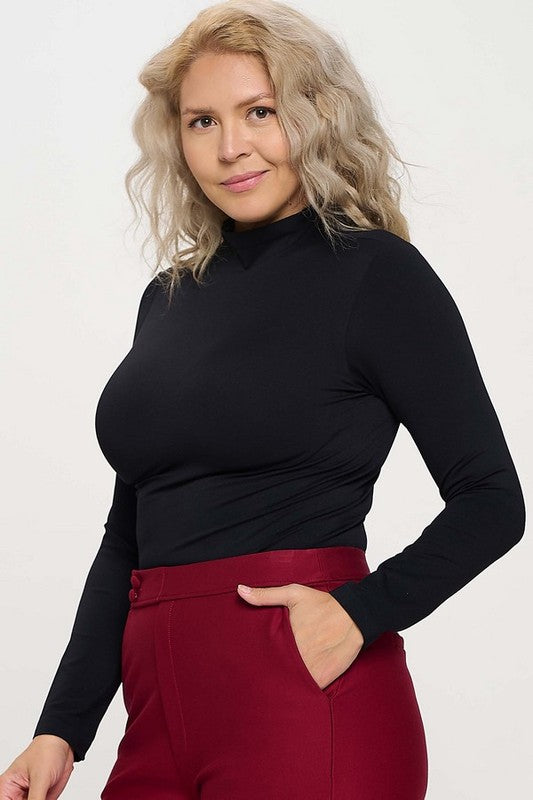 Seamless Mock Neck Top