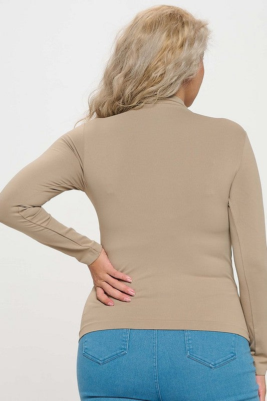 Seamless Mock Neck Top