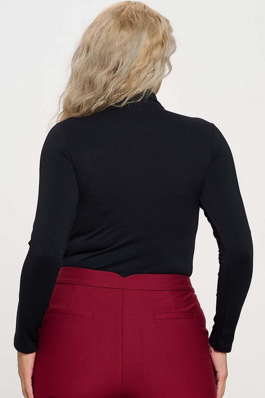 Seamless Mock Neck Top