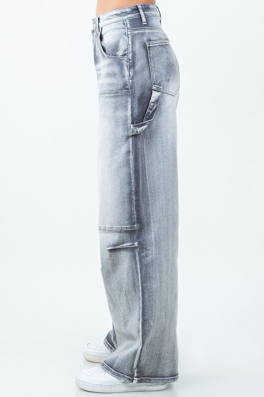 Pachwork Wide Leg Jeans