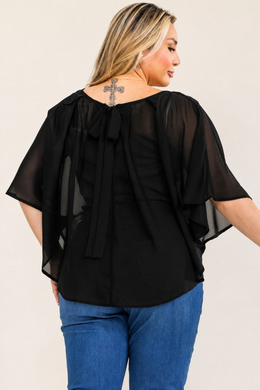 Cape Overlay Toppur