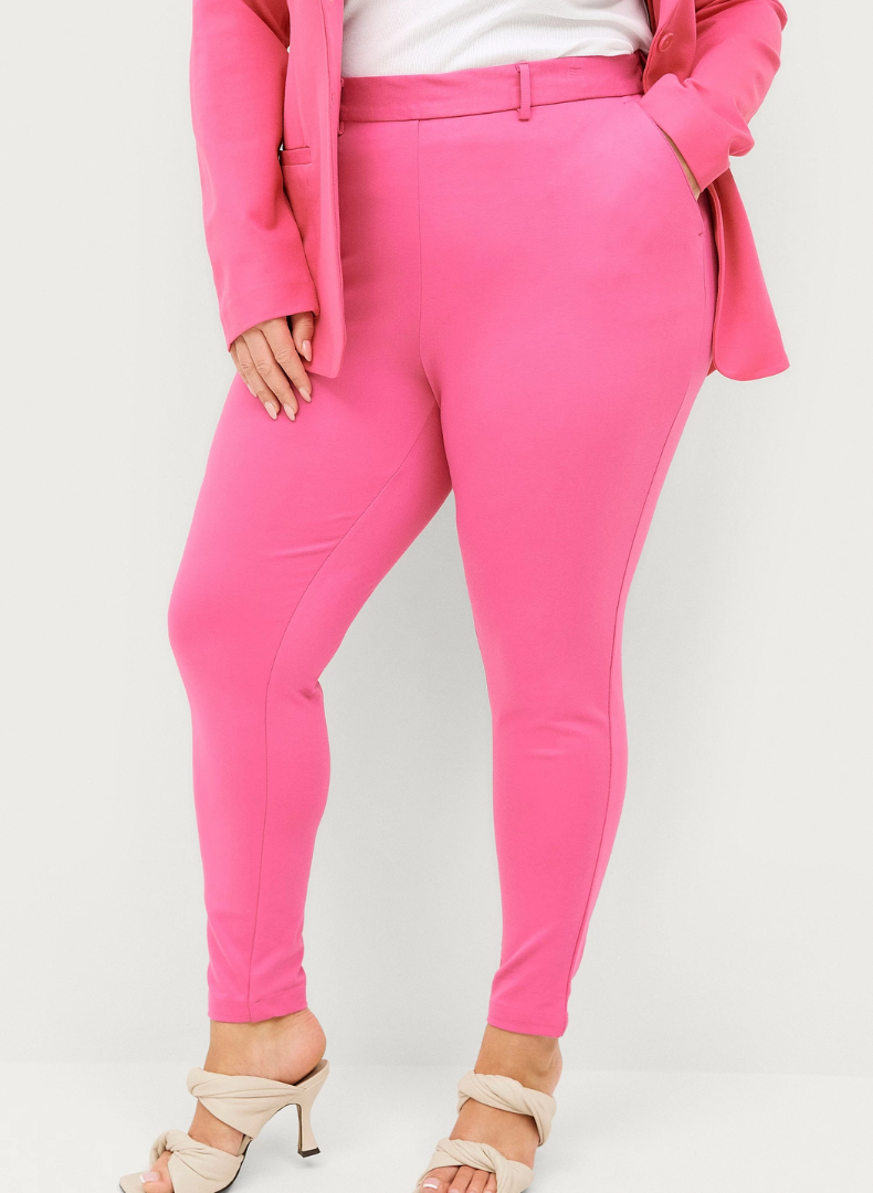 Maddie Cropped Buxur - Pink