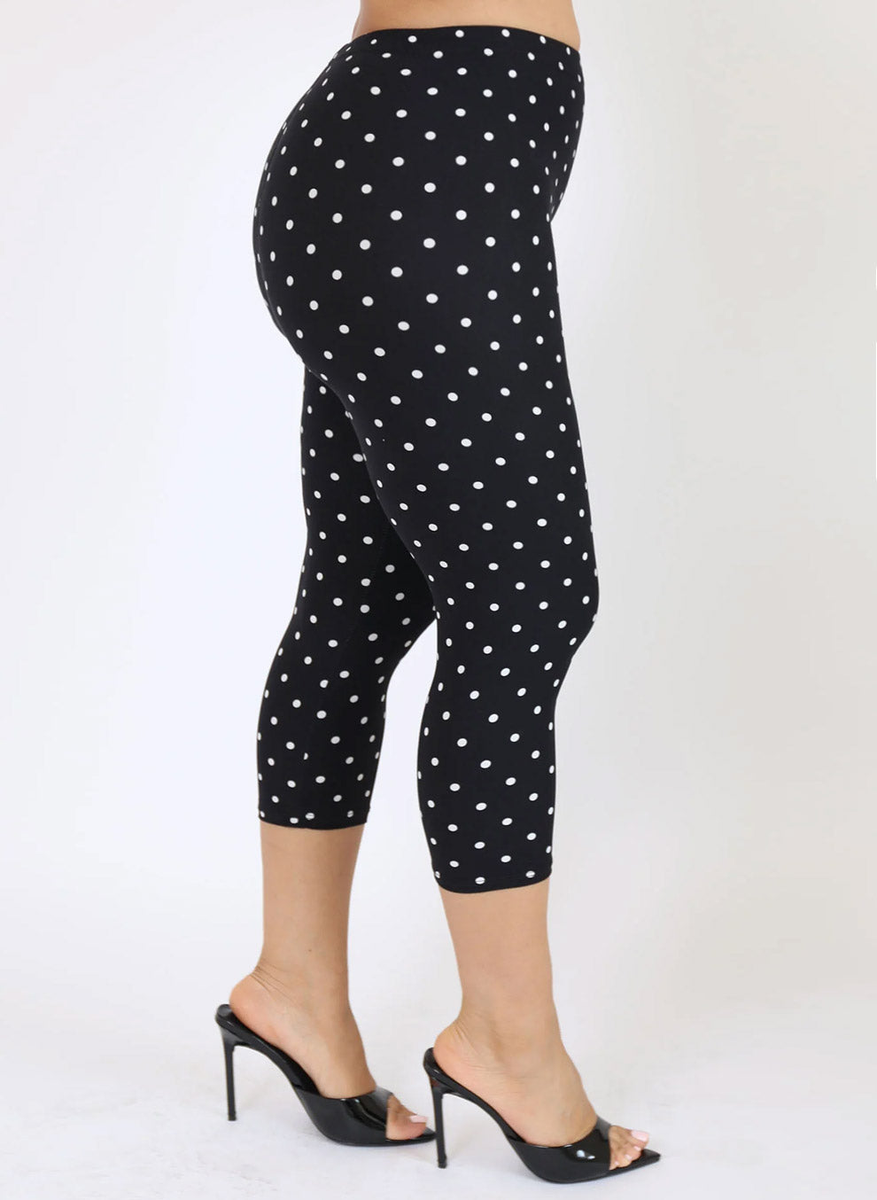 Capri Soft Leggings - Polkadot