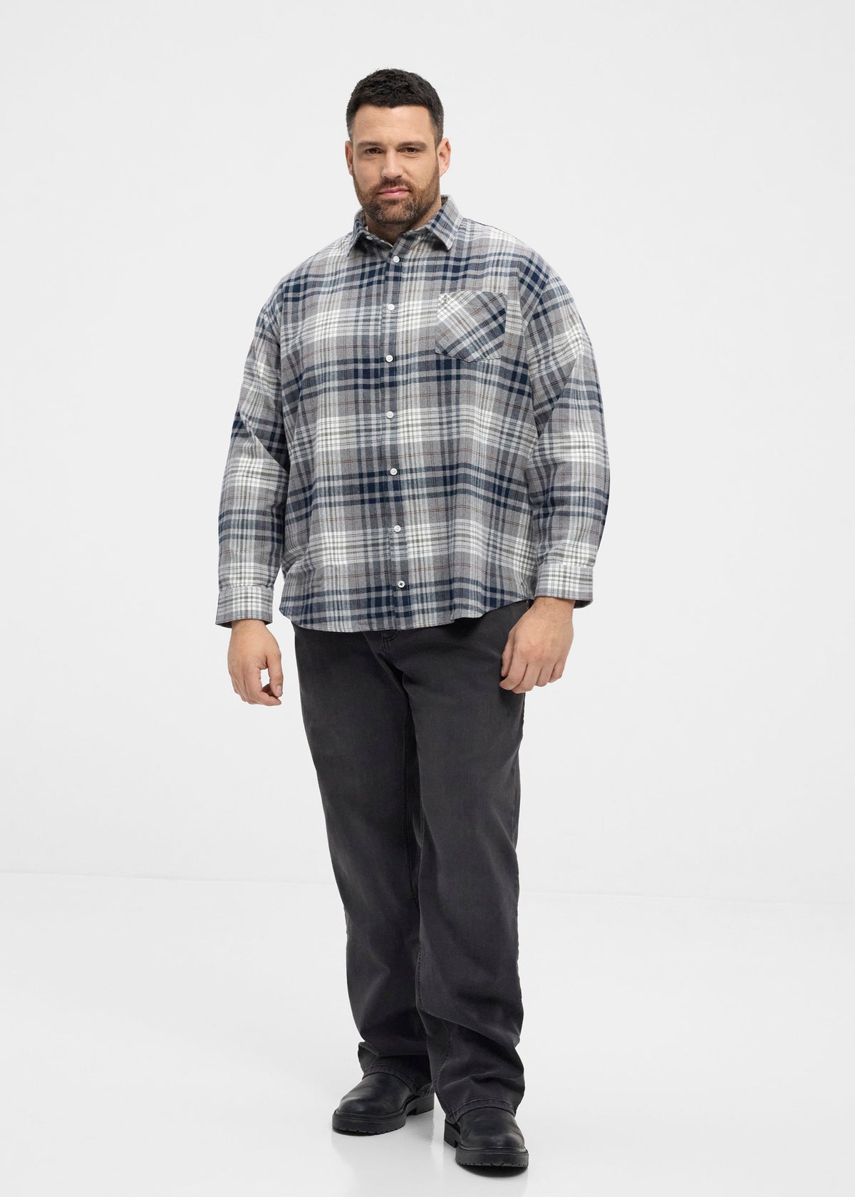 Melange Flannel Skyrta