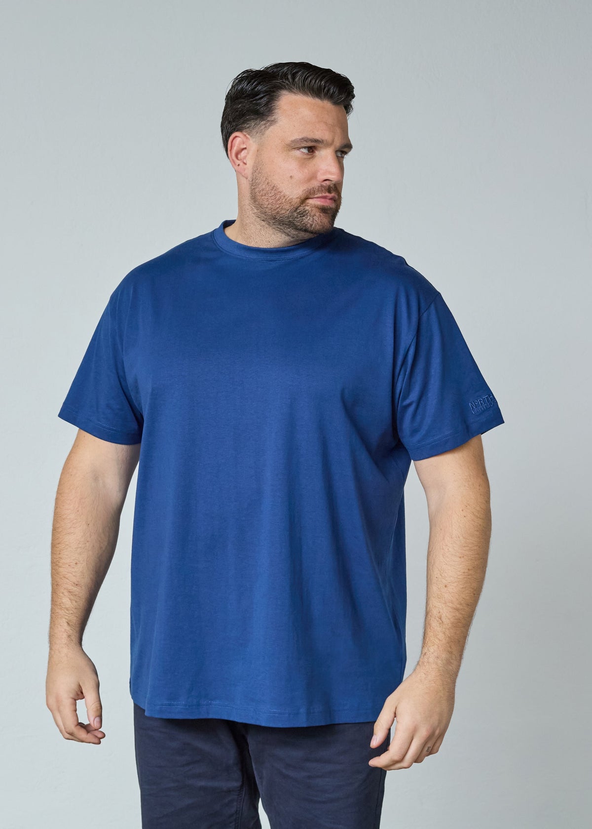 North Basic Stuttermabolur - Mid Blue