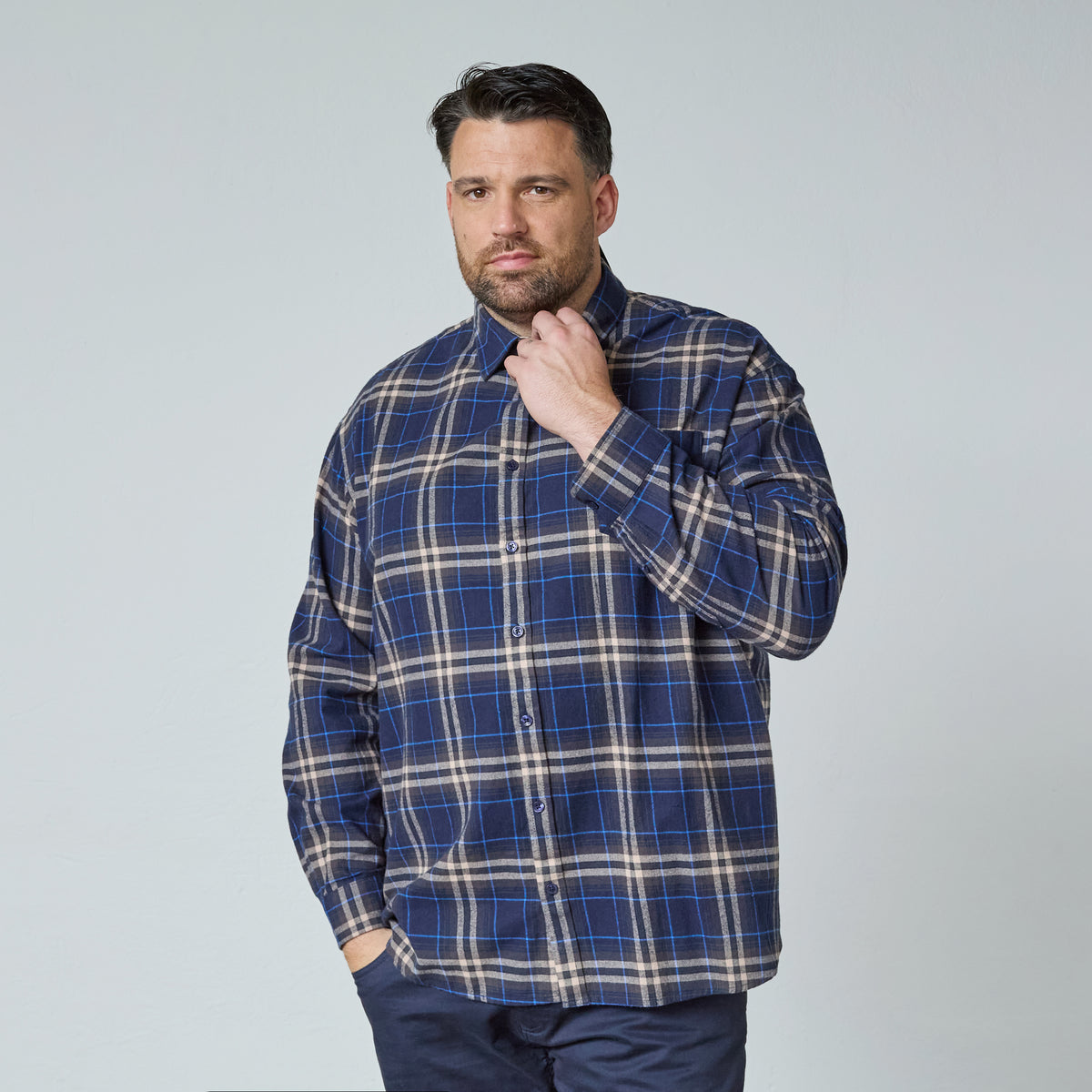 Blue Ridge Flannel Skyrta