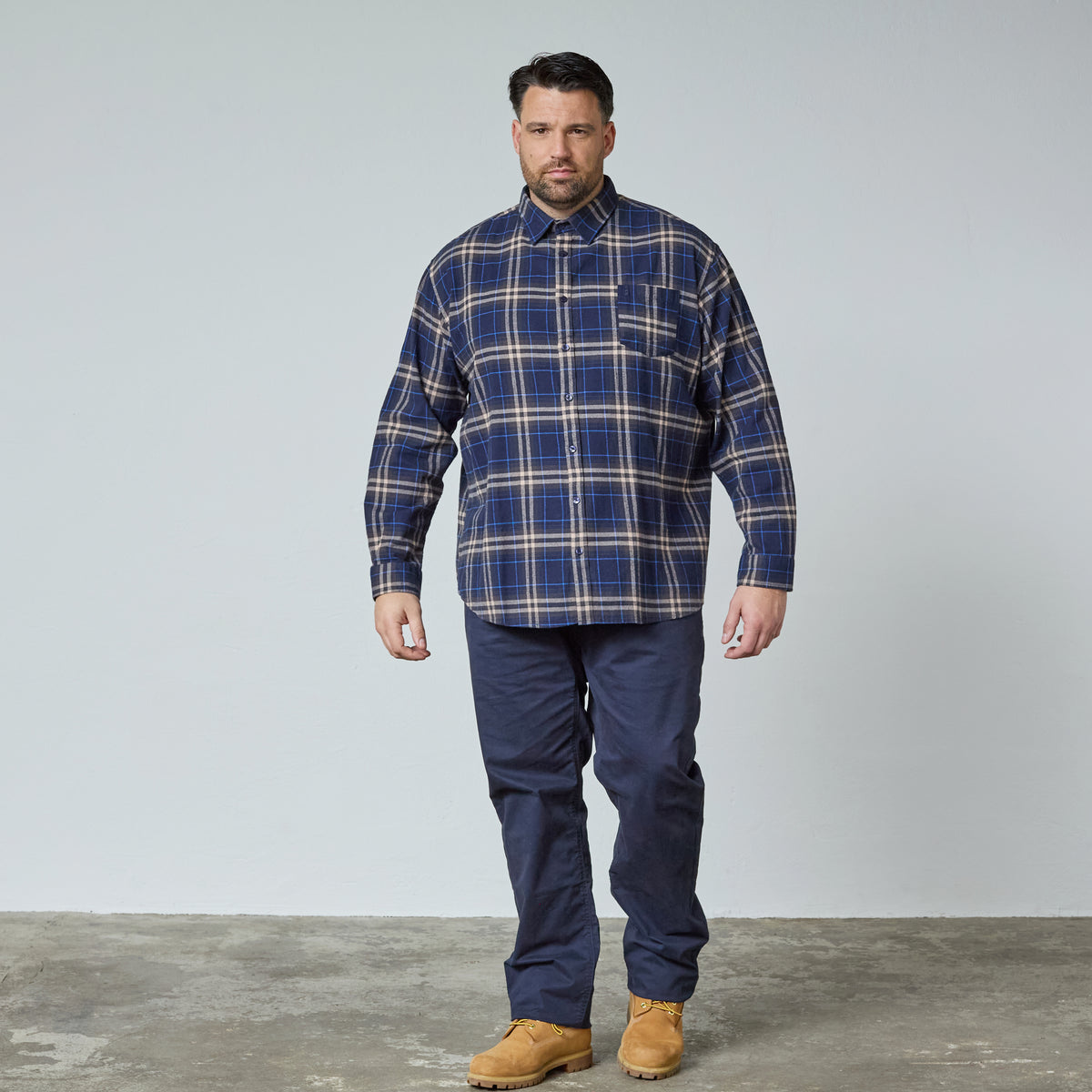 Blue Ridge Flannel Skyrta