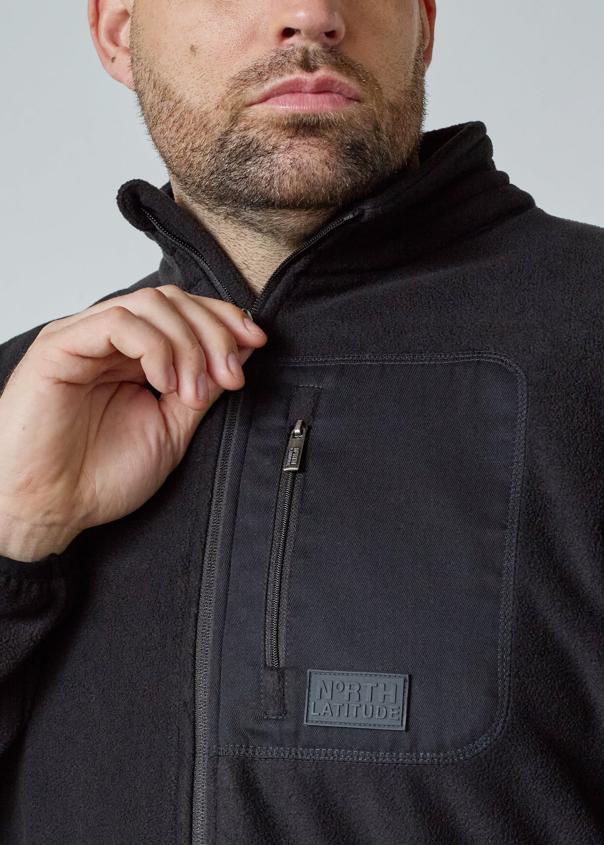 North Fleece Peysa - Svört