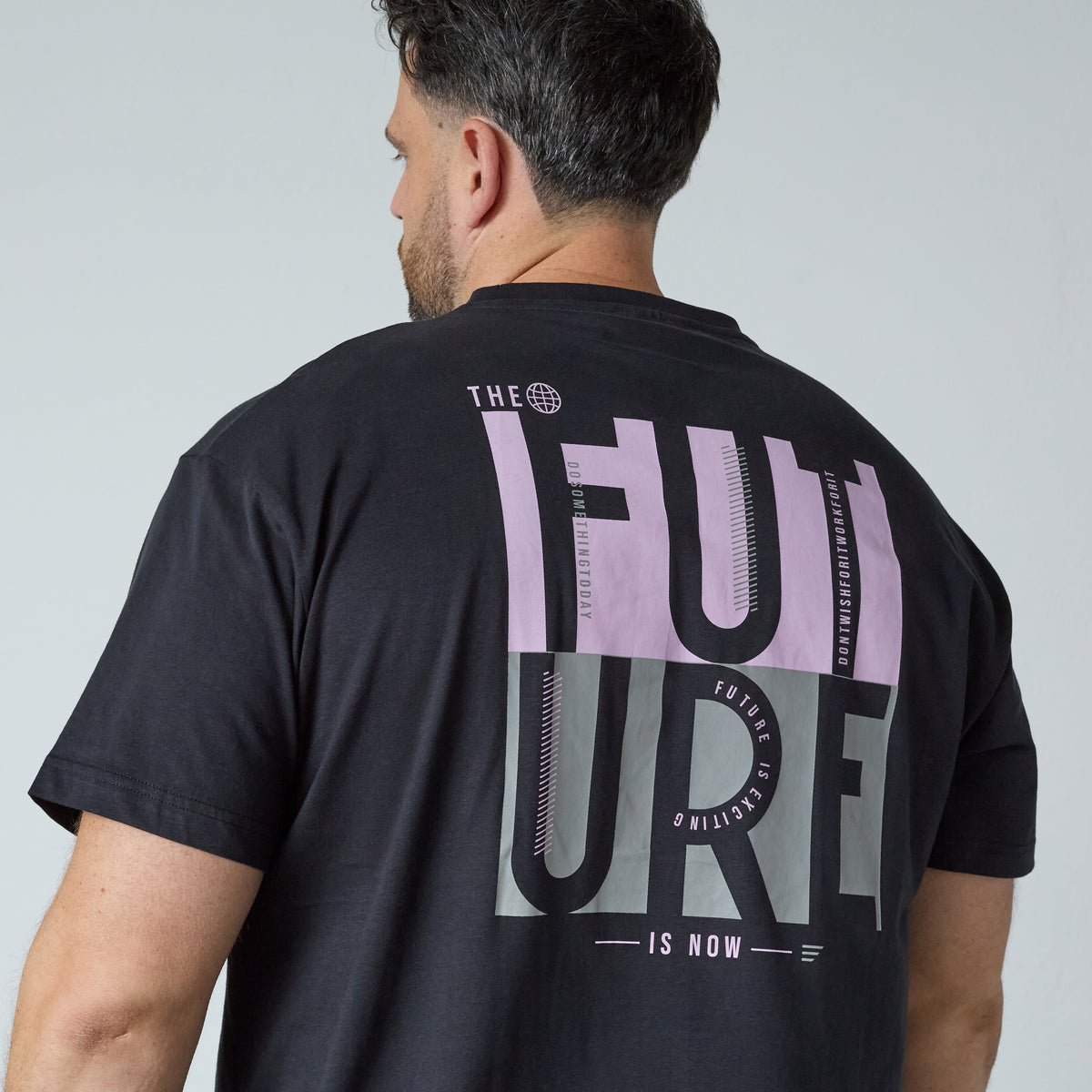 Backprint Stuttermabolur