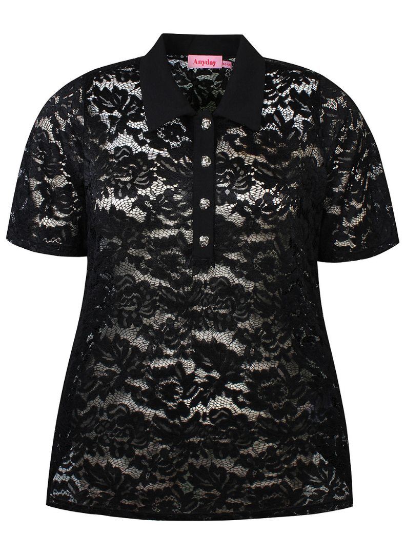 Perla Blúndu Toppur