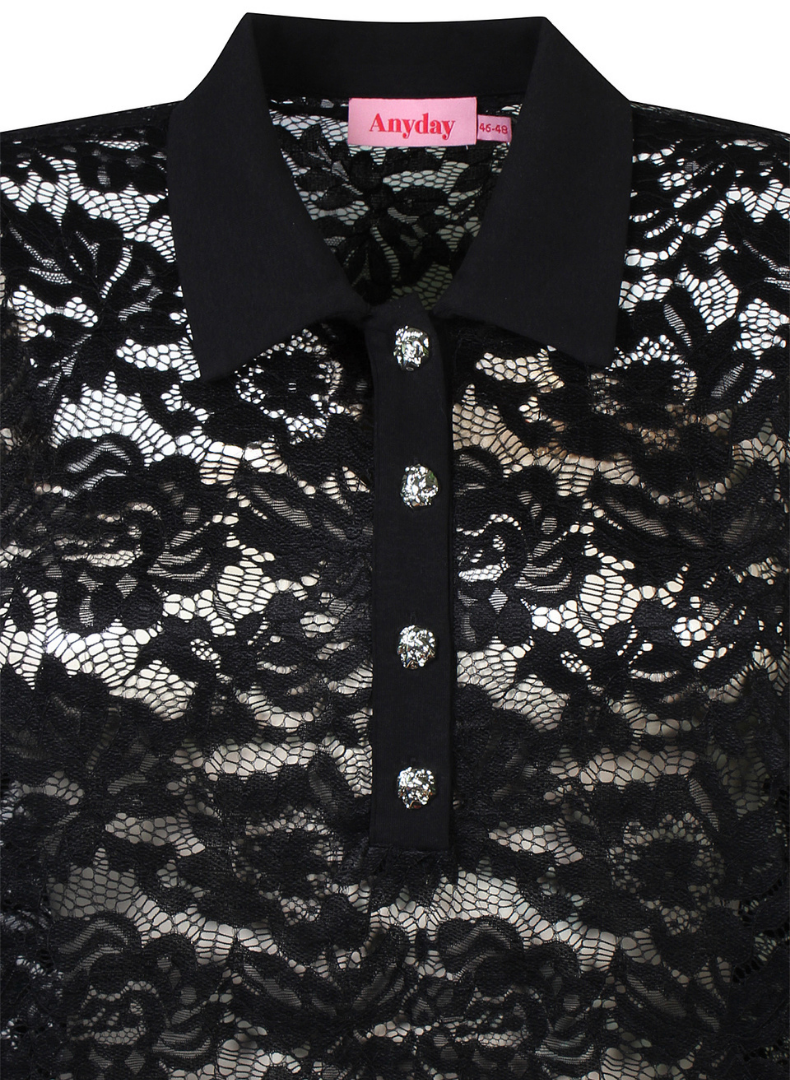 Perla Blúndu Toppur