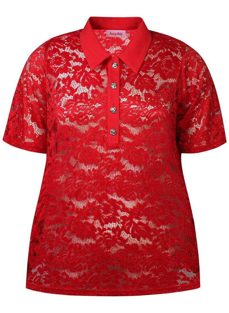 Perla Blúndu Toppur