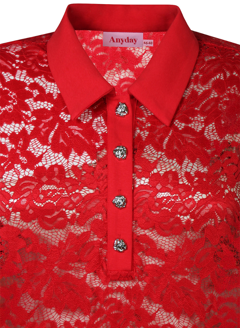 Perla Blúndu Toppur