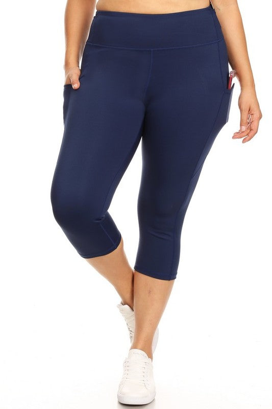 Pocket Active Leggings - Capri