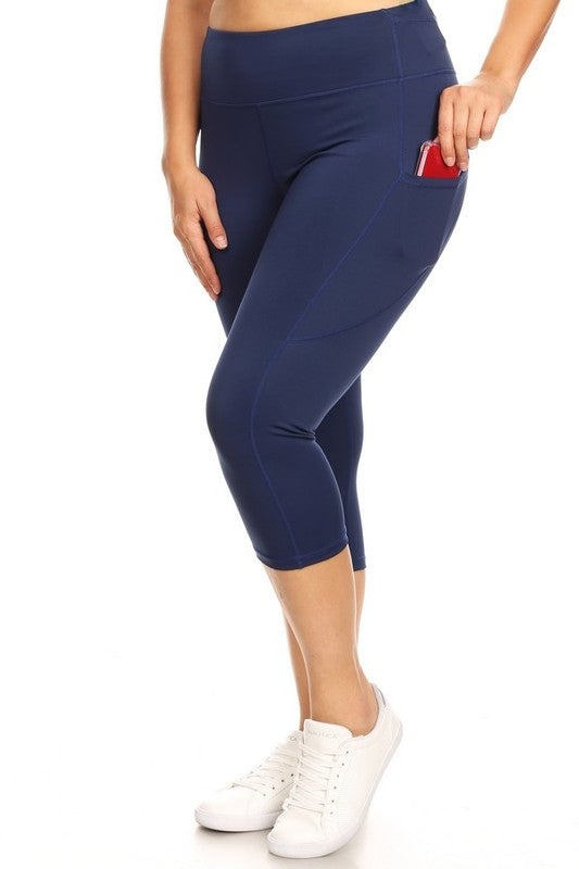 Pocket Active Leggings - Capri