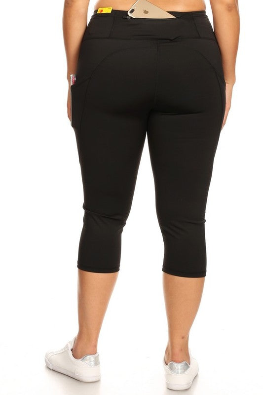 Pocket Active Leggings - Capri