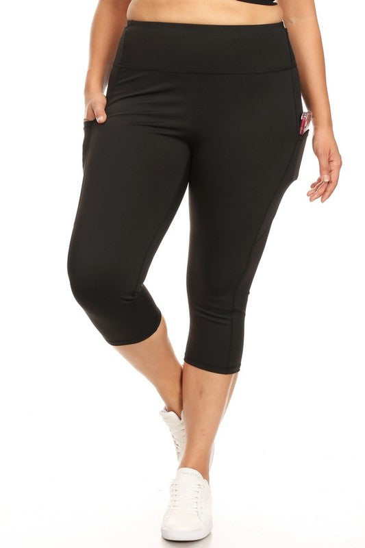 Pocket Active Leggings - Capri