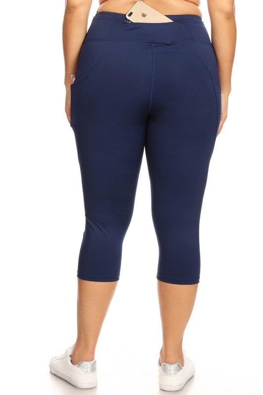 Pocket Active Leggings - Capri