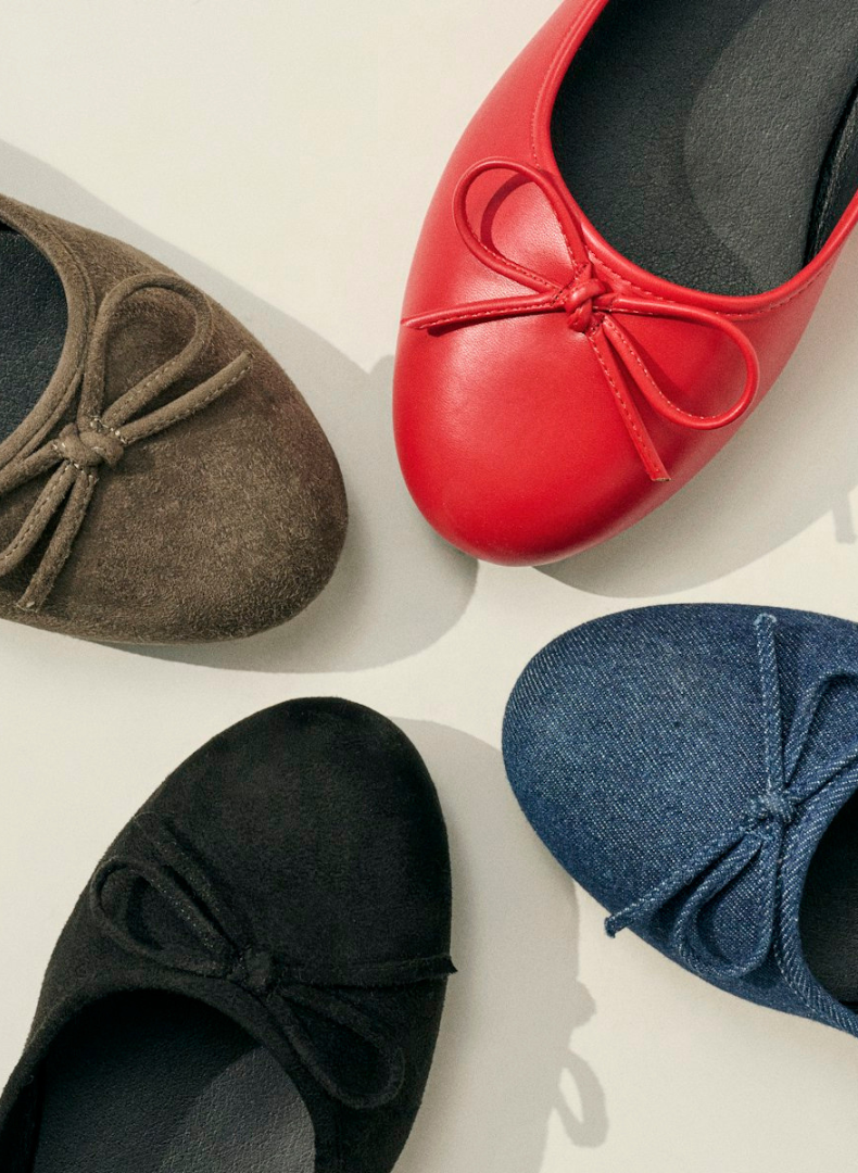 Harlow Ruskin Ballerina - Wide Fit