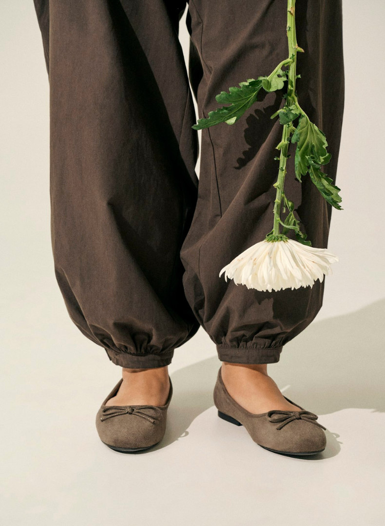 Harlow Ruskin Ballerina - Wide Fit