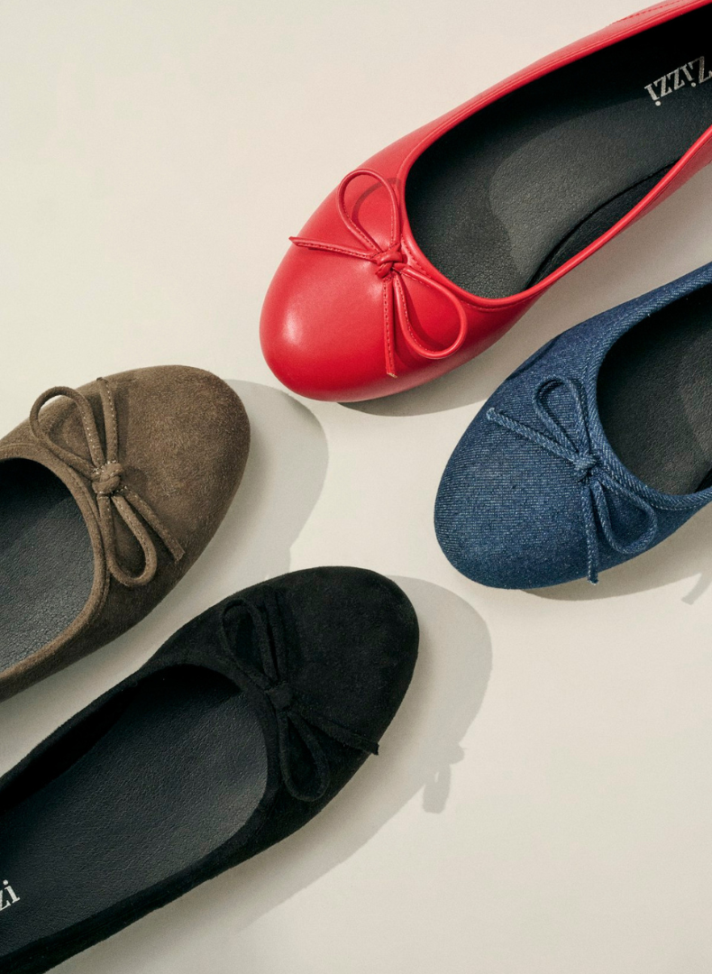 Harlow Ruskin Ballerina - Wide Fit