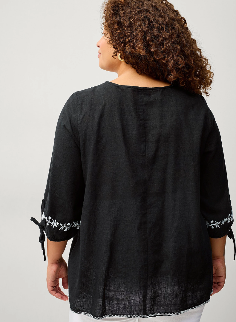 Flex Embroded Blússa