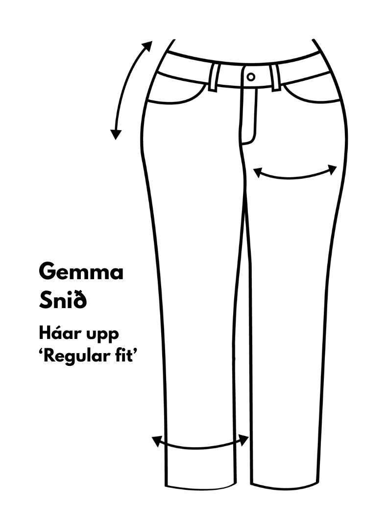 Olivia Gemma Jeans - Blue Denim