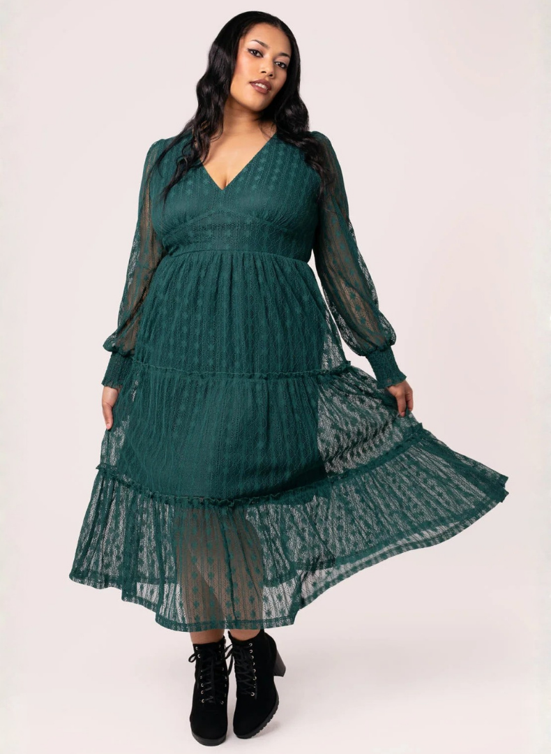 Rhianne Lace Maxi Kjóll