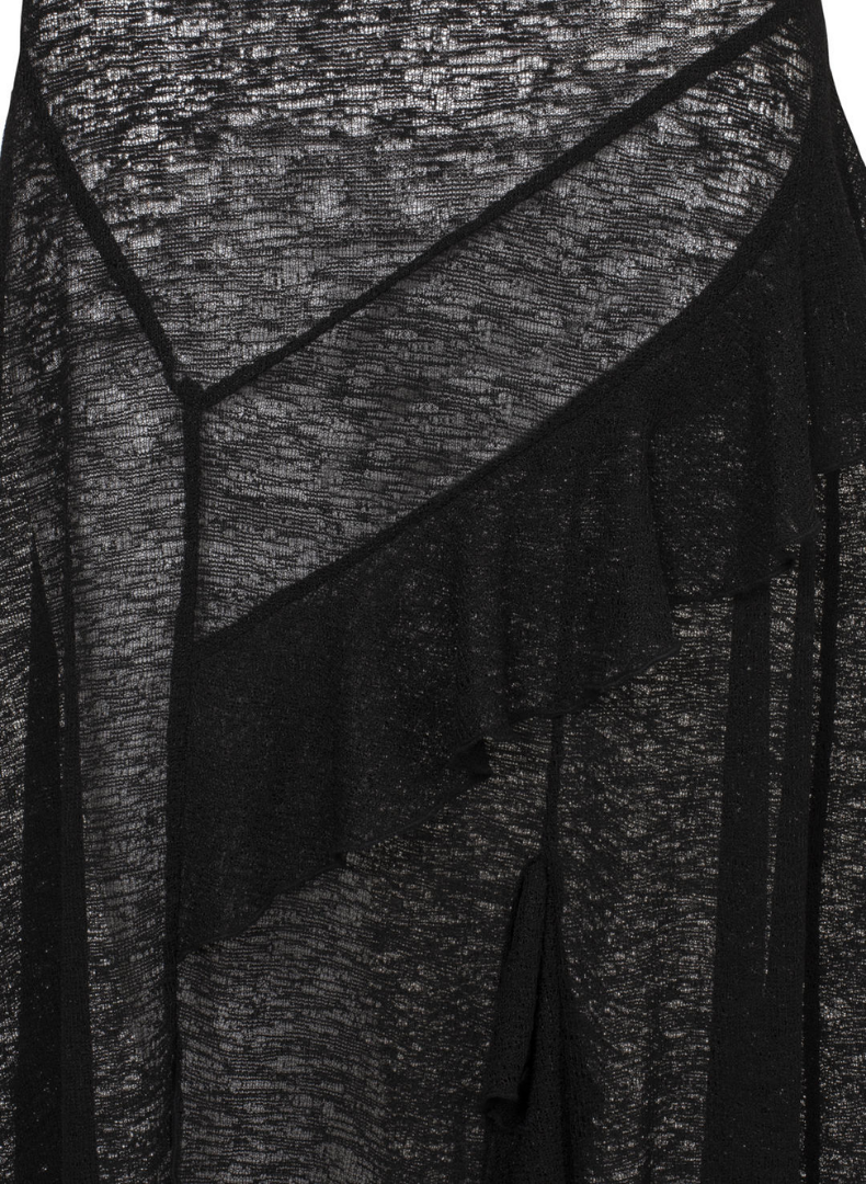 Mystra Black Midi Kjóll