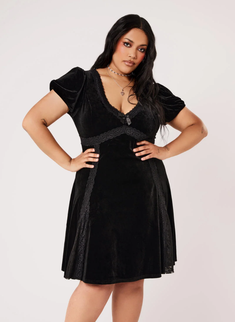 Marla Velvet Mini Kjóll
