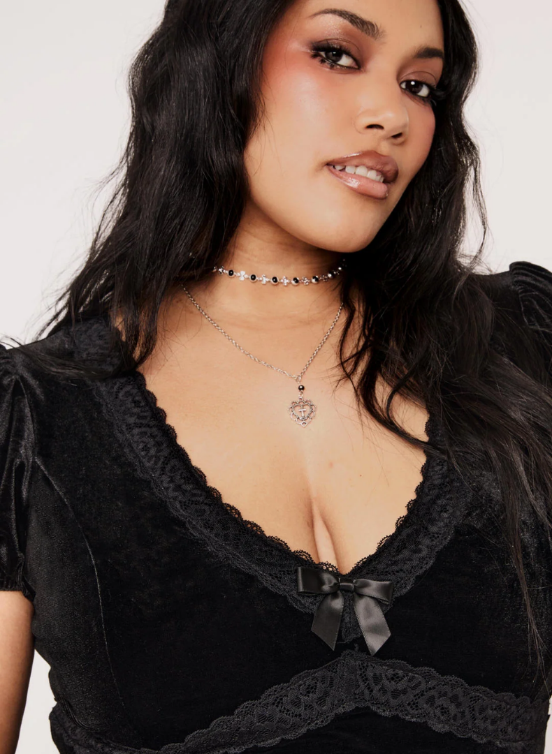 Marla Velvet Mini Kjóll