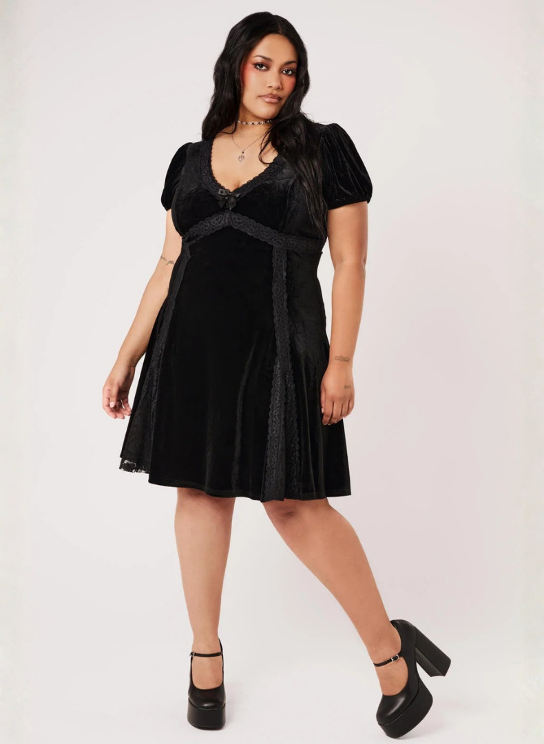 Marla Velvet Mini Kjóll