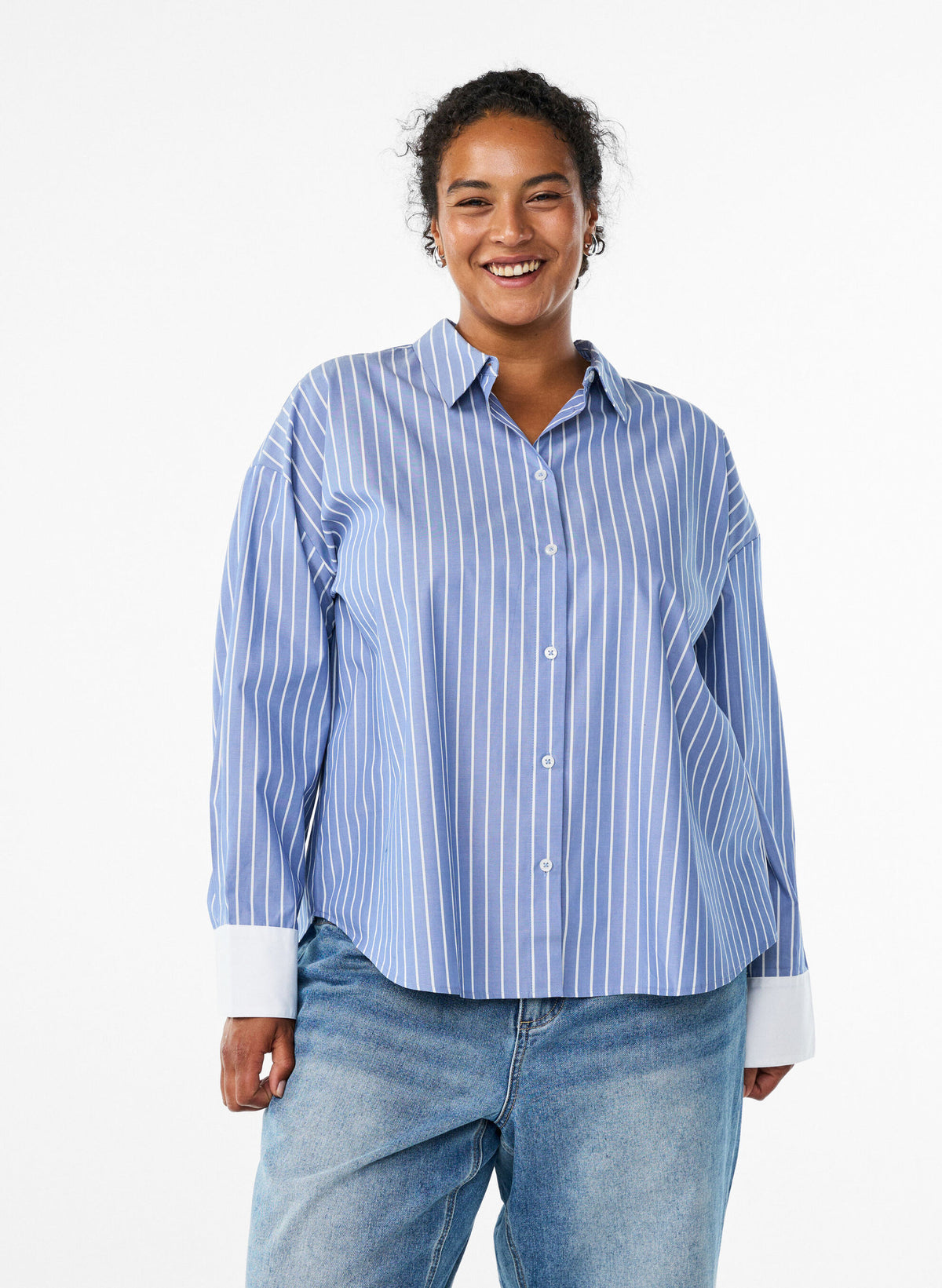 Blue White stripe Skyrta