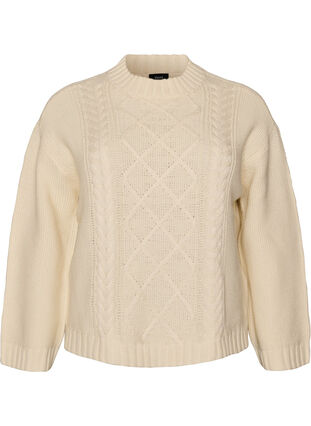 Emmi Cable Knit Peysa