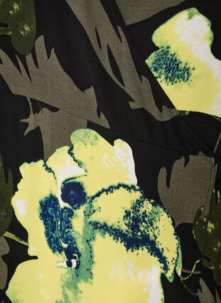 Bella Wrap Kjóll - Yellow Flow