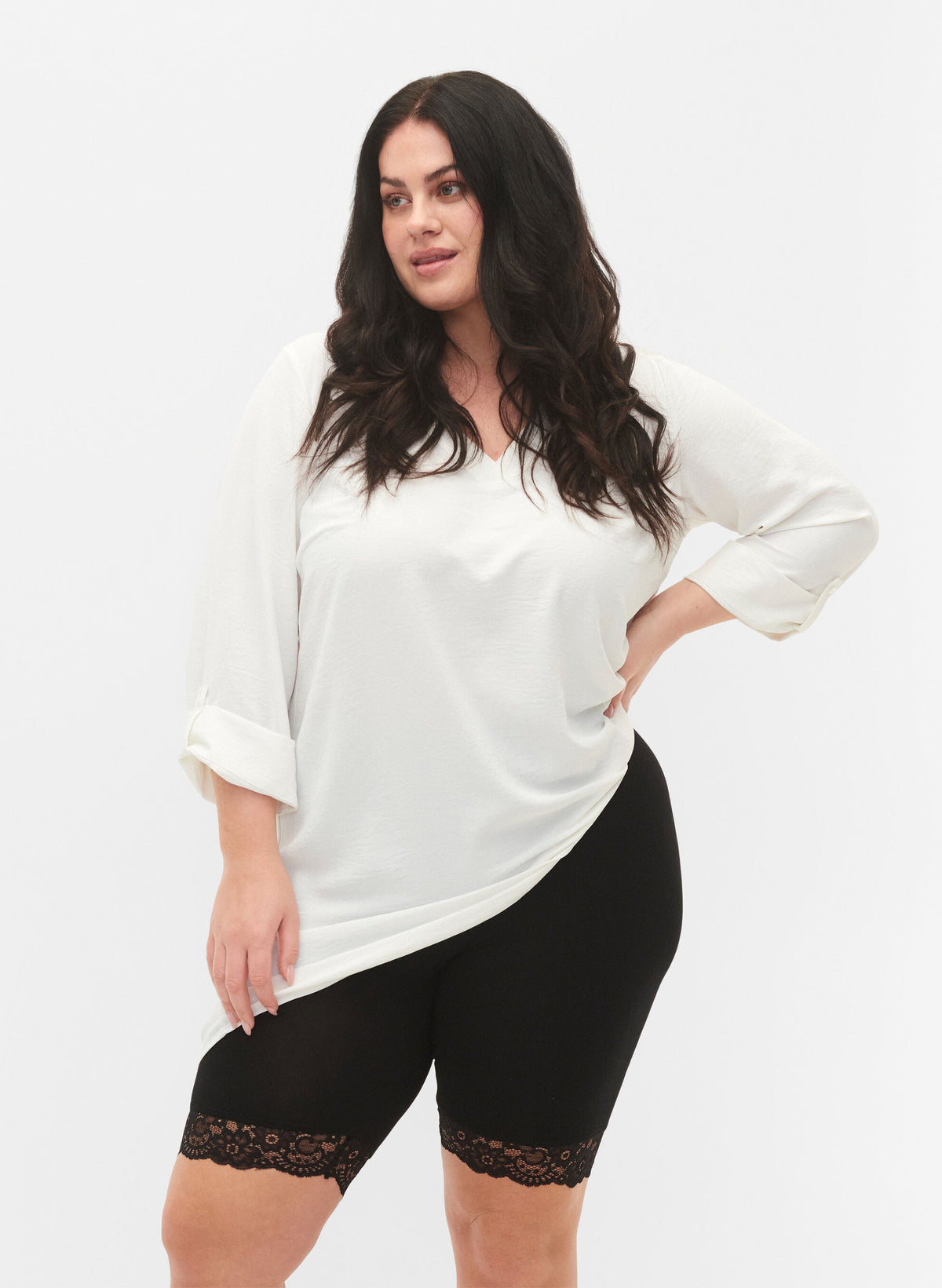 Noos Blúndu Hjólabuxur