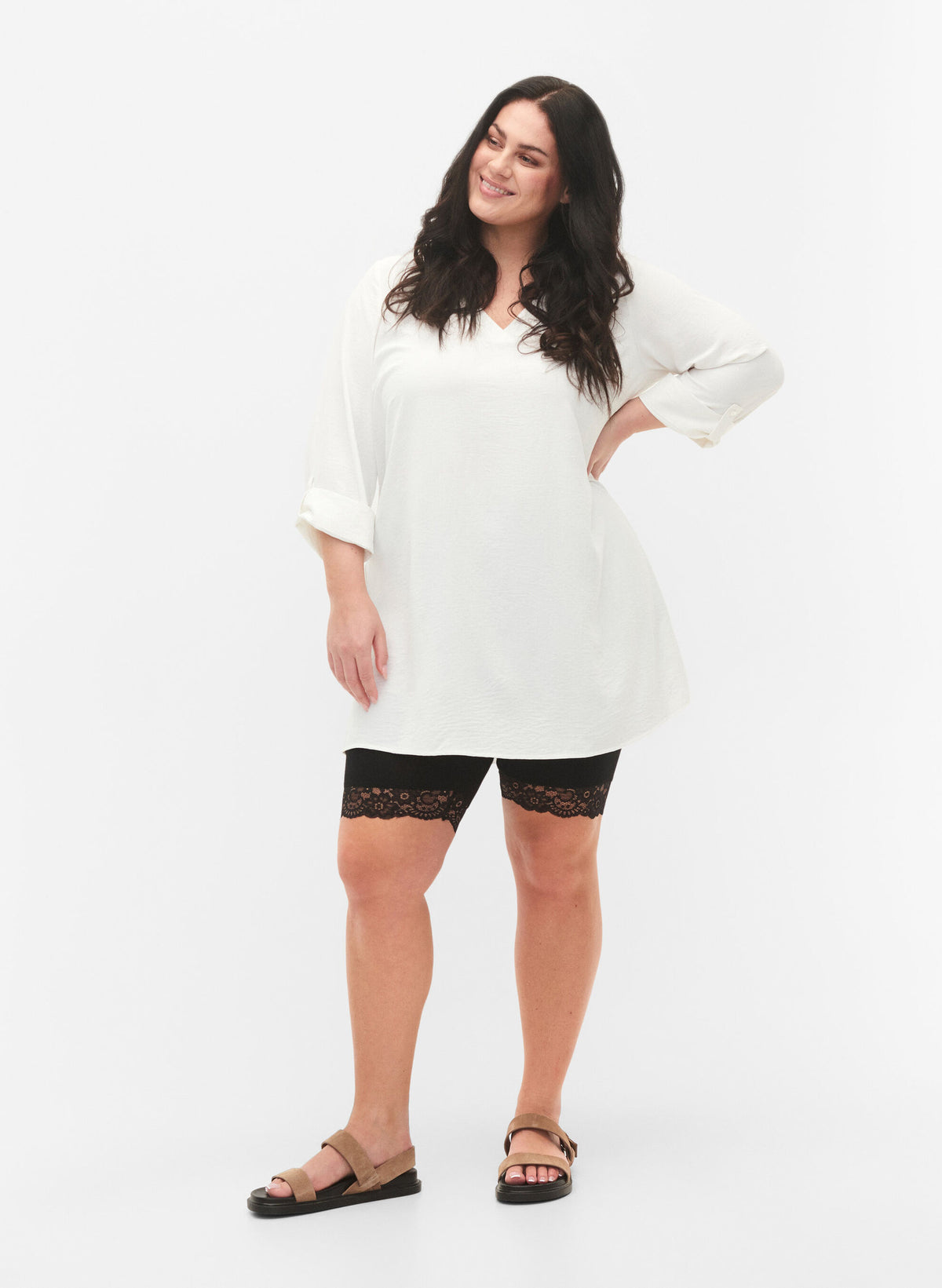 Noos Blúndu Hjólabuxur