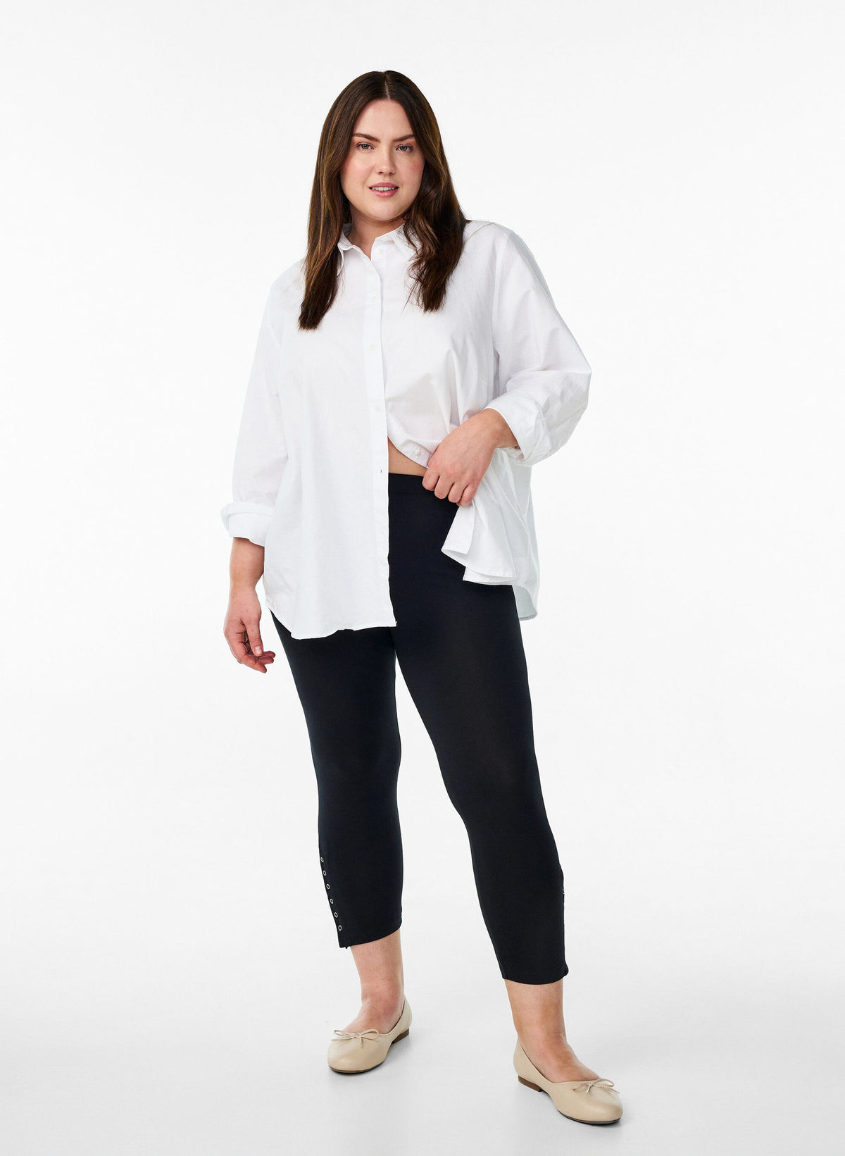 Button Kvartleggings