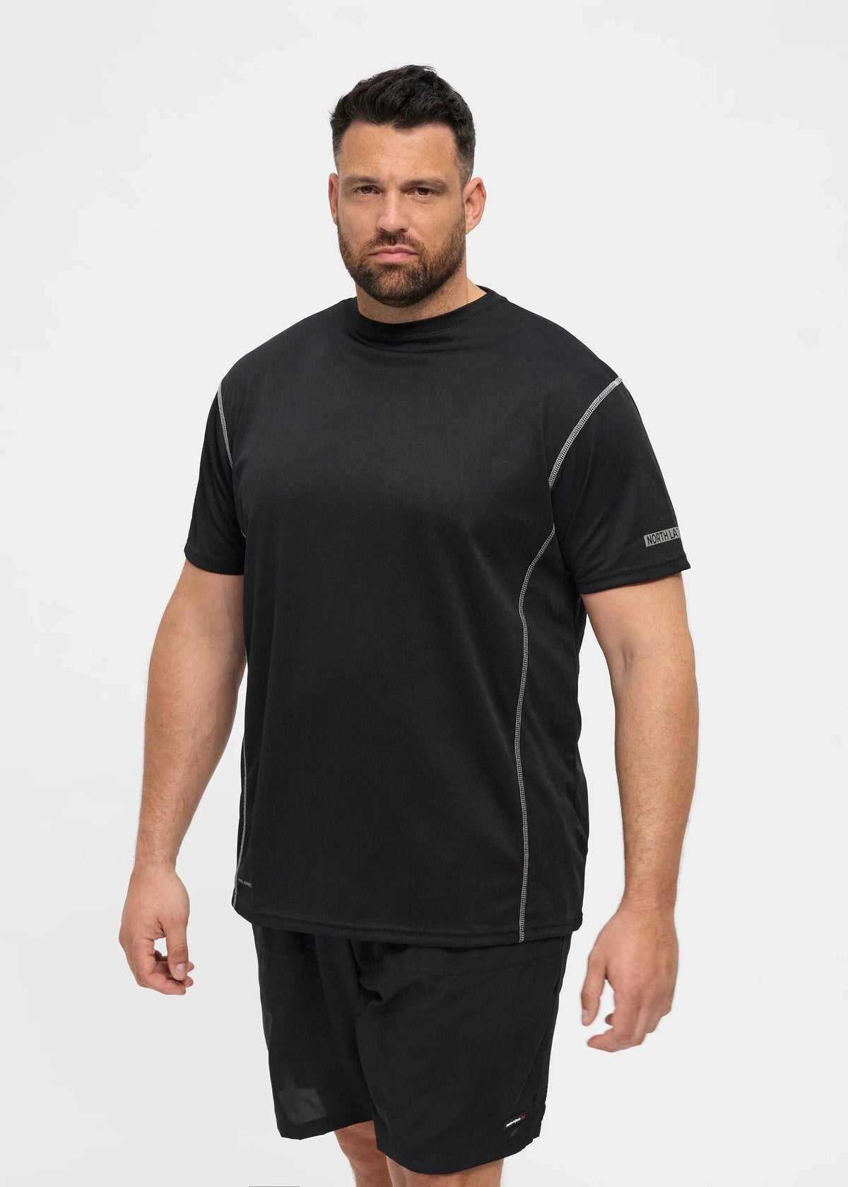 Sport Tech Stuttermabolur - Svartur