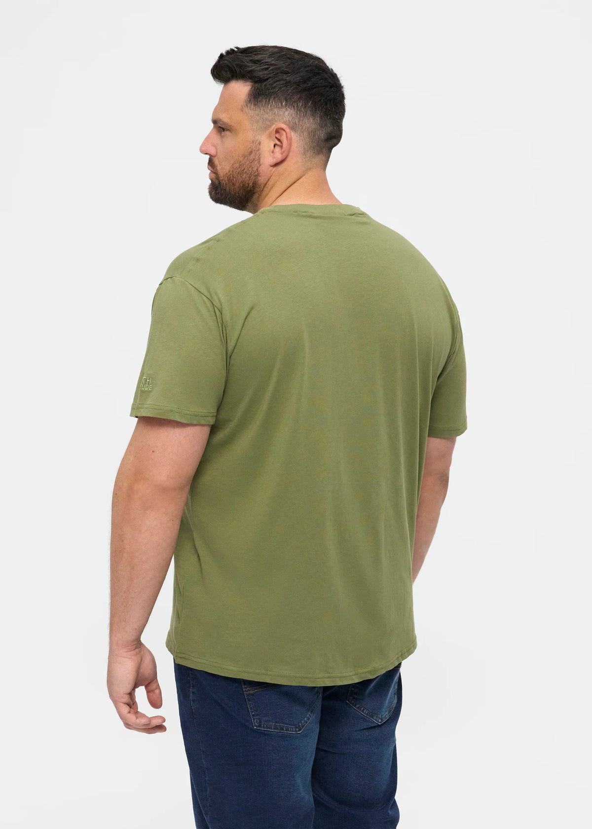 North Basic Stuttermabolur - Olive Green