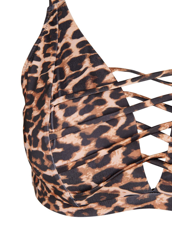 Tris Leopard Bikini Toppur