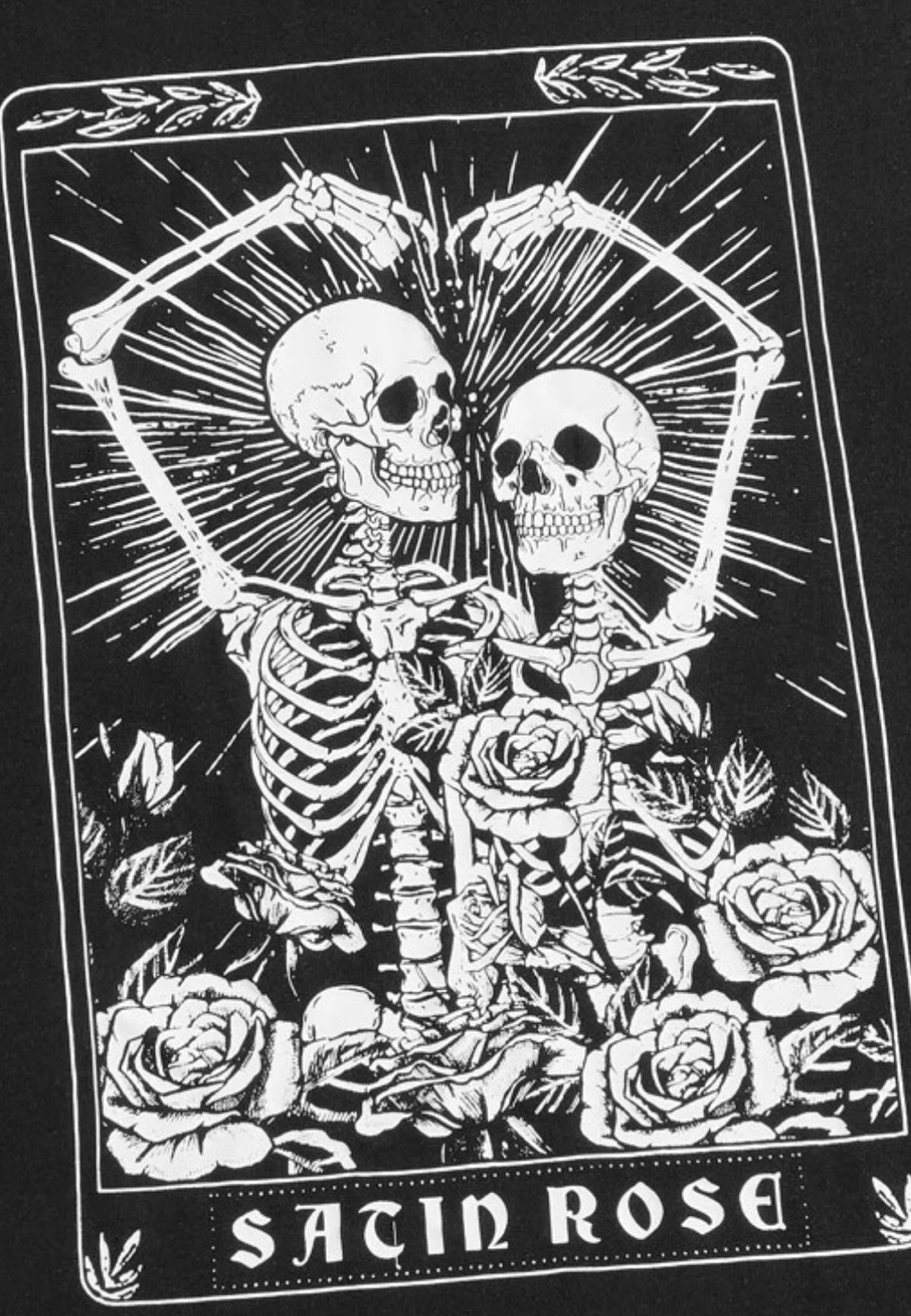 Tarot Lovers Síður Stuttermabolur